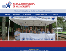 Tablet Screenshot of mamedicalreservecorps.org